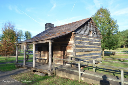 Davy Crockett Birthplace Replica Cabin