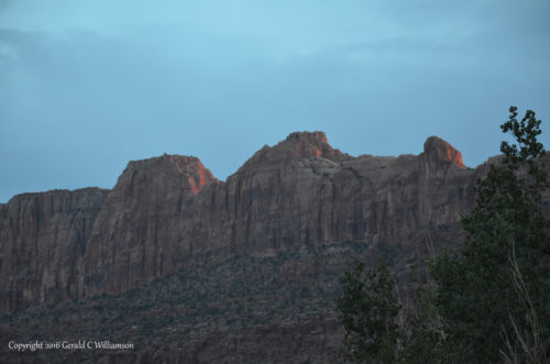 Plateau Rim above Moab, Utah